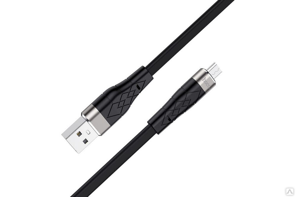 USB-кабель Hoco X53 Angel для Micro USB, 2.4А, длина 1.0 м, черный 796369