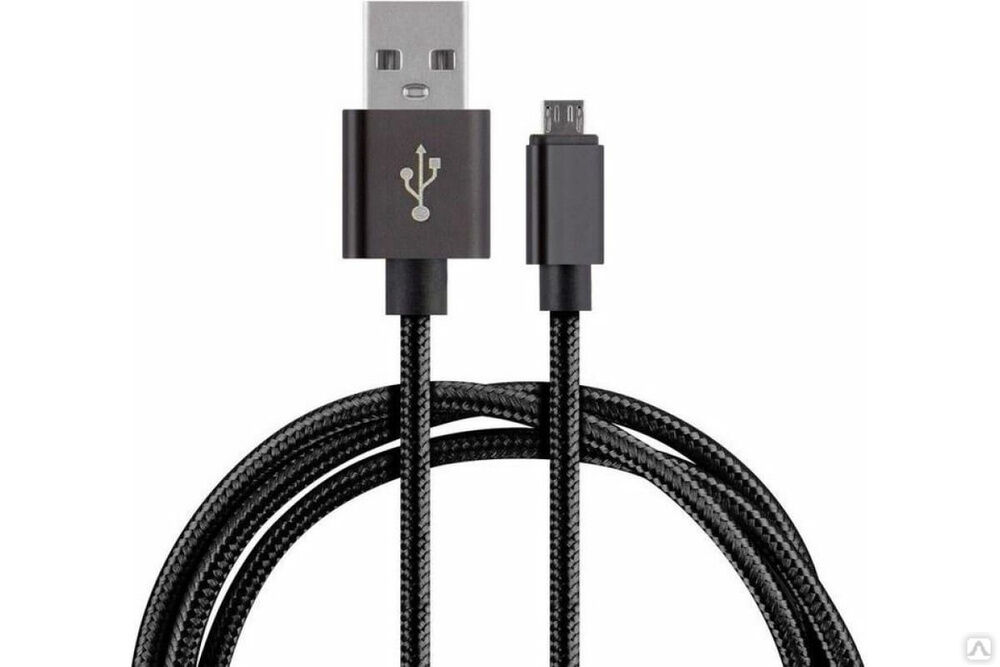 Кабель ENERGY ET-25 USB/MicroUSB, цвет - черный 104102 Energy