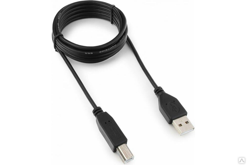 Кабель Гарнизон USB 2.0 A (M) /B (M) 1.8 м, пакет GCC-USB2-AMBM-1.8M
