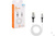 Кабель AIRLINE USB - Lightning Iphone/IPad 1 м, белый Soft-Touch ACH-C-43 #1