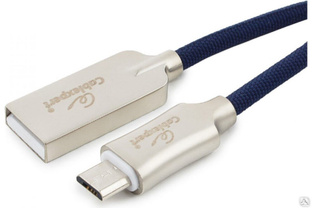 Кабель Cablexpert USB 2.0 AM/microB, длина 1.8 м, синий CC-P-mUSB02Bl-1.8M #1