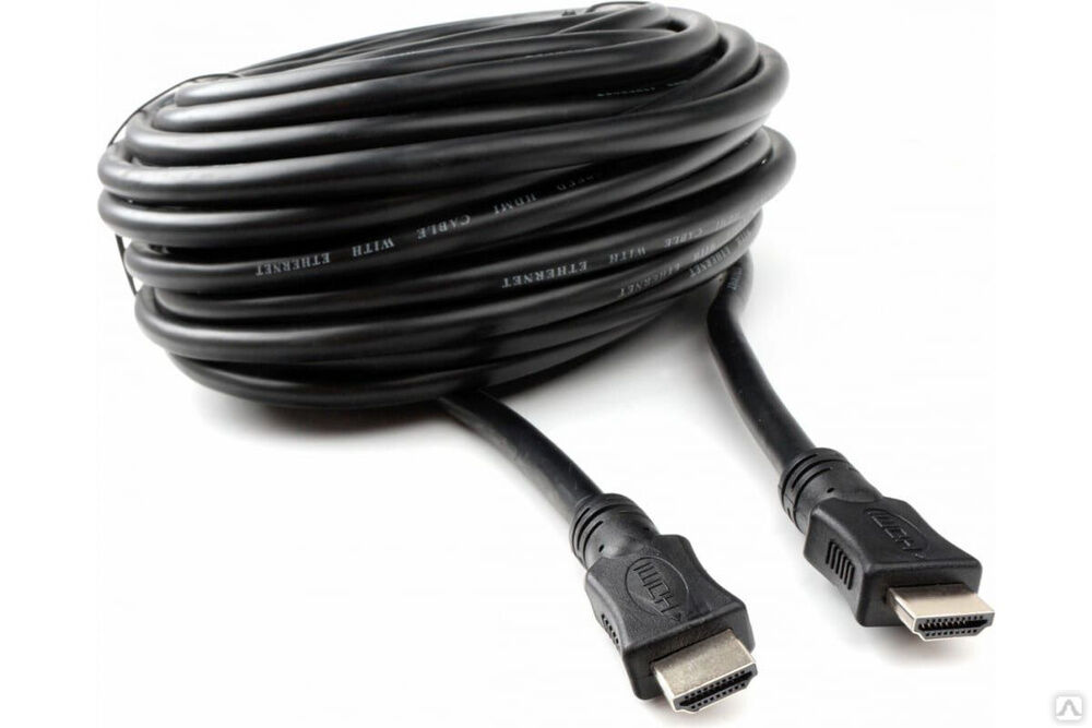 Кабель HDMI Cablexpert 20 м v2.0 19M/19M серия Light черный позолоченные разъемы экран пакет CC-HDMI4L-20M