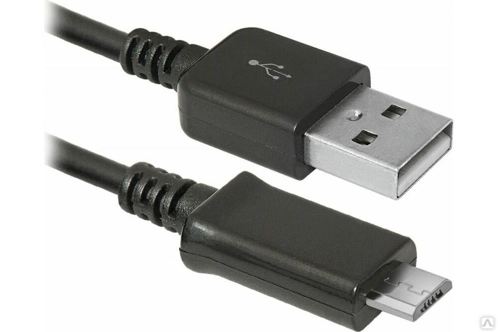 USB-кабель Defender USB08-03H USB2.0 AM-MicroBM, 1.0 м пакет 87473