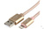 Кабель для Apple Cablexpert AM/Lightning, длина 1.8 м, золотой CC-U-APUSB02Gd-1.8M #1