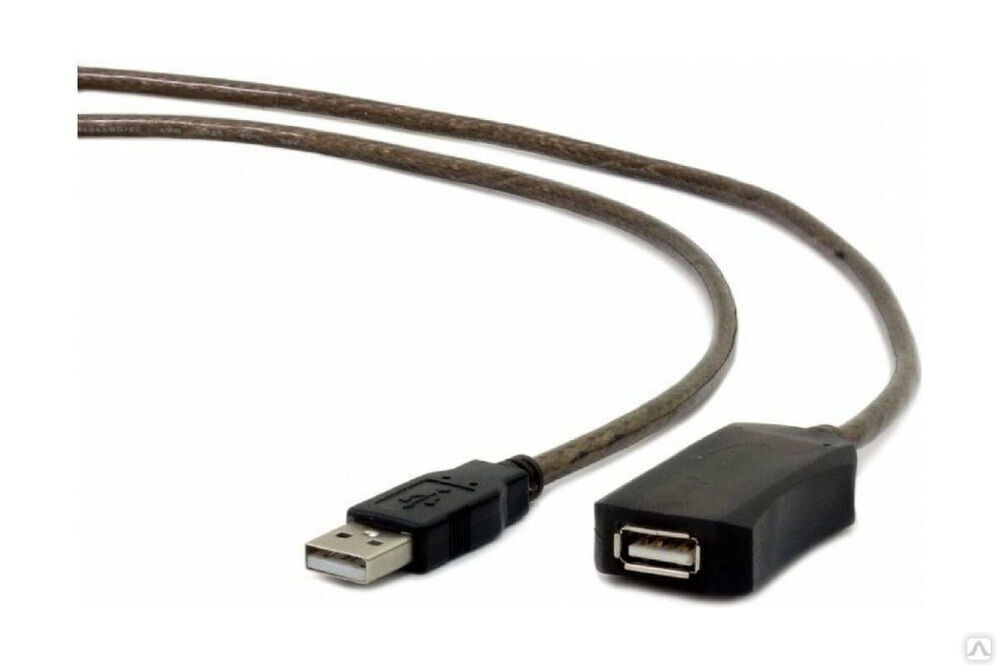 Кабель удлинитель Cablexpert USB 2.0 активный, AM/AF, 15 м UAE-01-15M