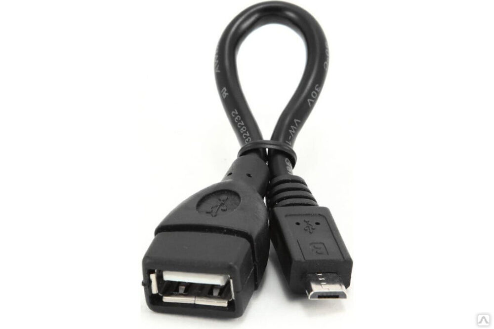 Кабель Cablexpert USB 2.0 OTG USB-AF/Micro-BM, 0.15 м, пакет A-OTG-AFBM-001