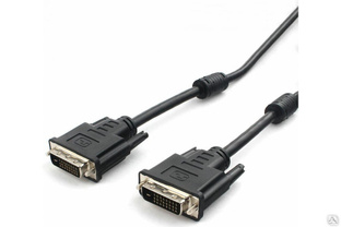 Кабель Cablexpert DVI-D, dual link, 25M/25M, 3.0 м, CCS, черный CC-DVI2L-BK-10 #1