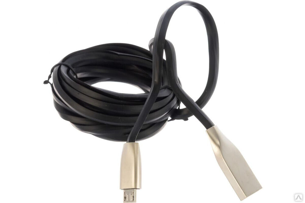 Кабель USB Cablexpert USB 2.0 AM/microB, серия Gold, длина 3 м, блистер, черный CC-G-mUSB01Bk-3M