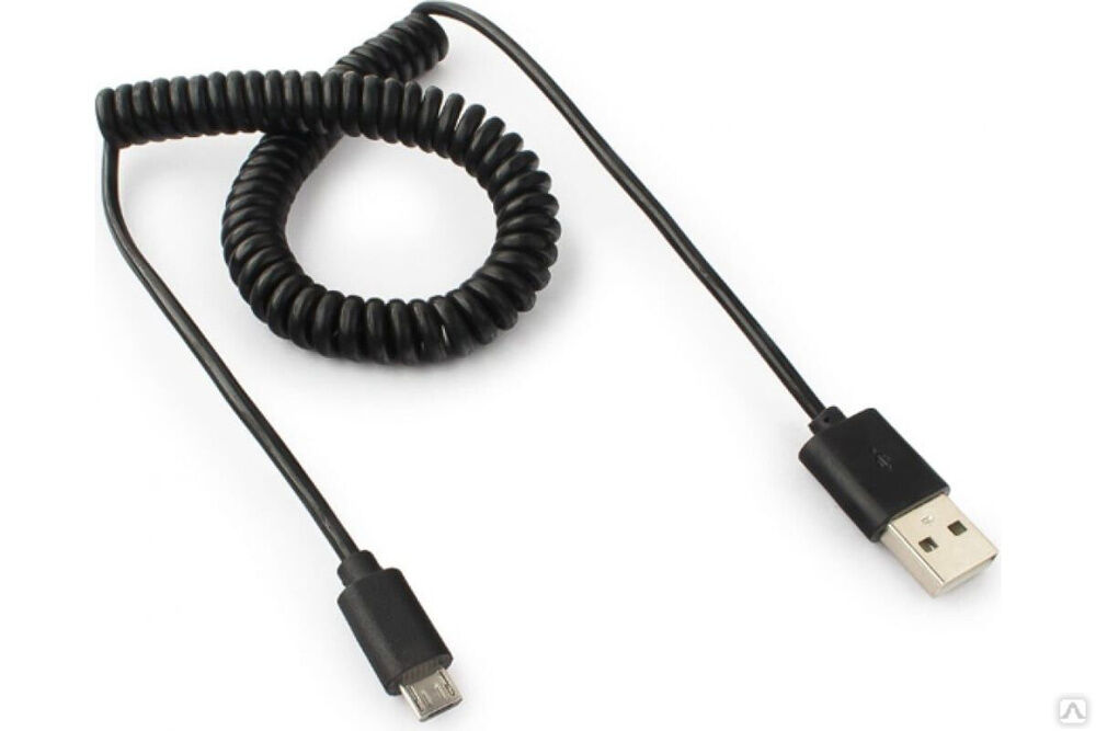 Кабель Cablexpert USB 2.0 Pro AM/micro BM 5P, 1.8 м, витой, черный, пакет CC-mUSB2C-AMBM-6