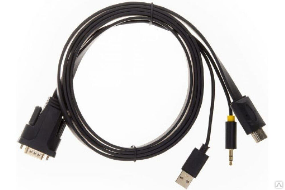 Кабель-переходник Telecom VGA+audio+USB - HDMI_M/M, 1,8 м TA575-1.8M