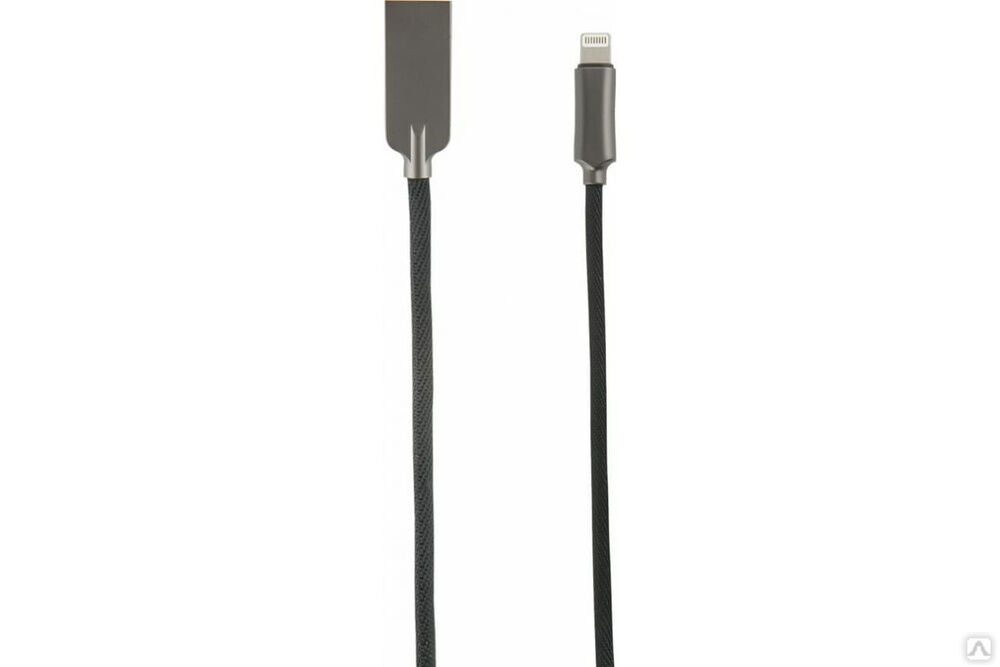 Дата-кабель Red Line LX13 Zync alloy USB - Lightning, черный УТ000014185