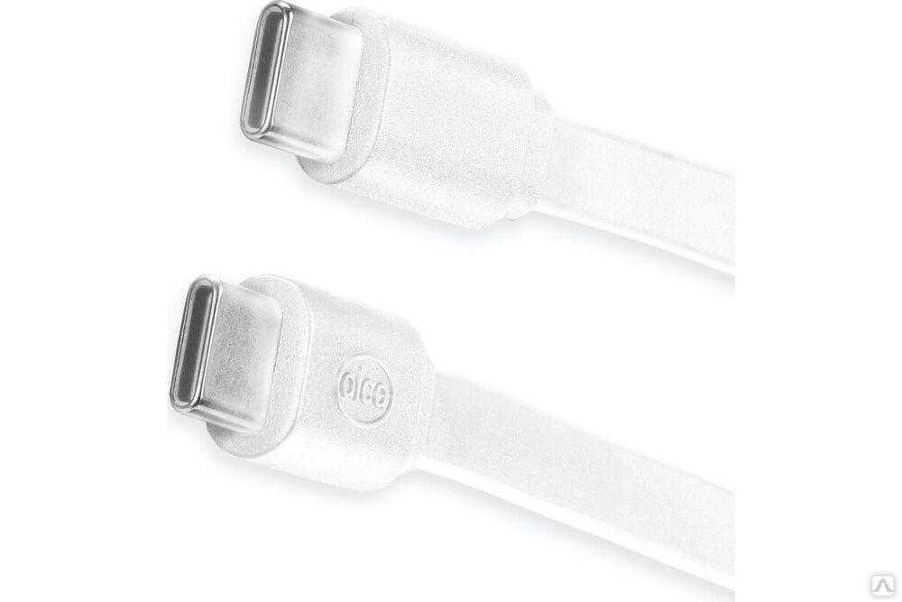 Кабель Alca USB Type C/Type C 1 м. белый 510690