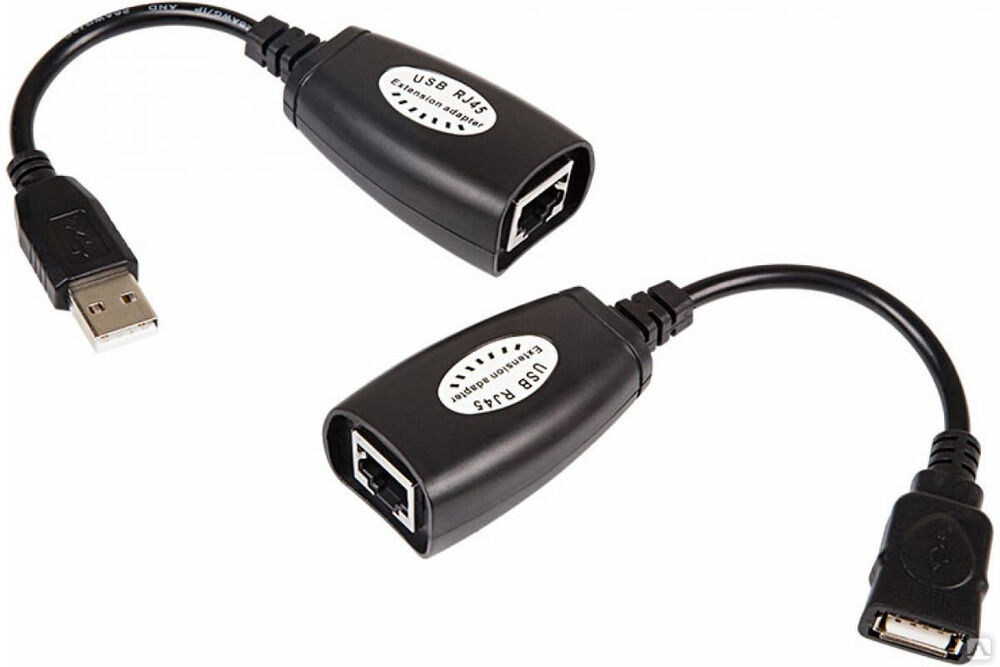 USB-удлинитель по витой паре 8p8c 18-1176 REXANT