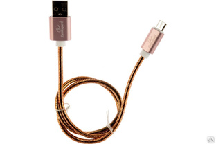 Кабель Cablexpert USB 2.0 AM/microB, серия Gold, длина 0.5 м, золото, блистер, CC-G-mUSB02Cu-0.5M #1