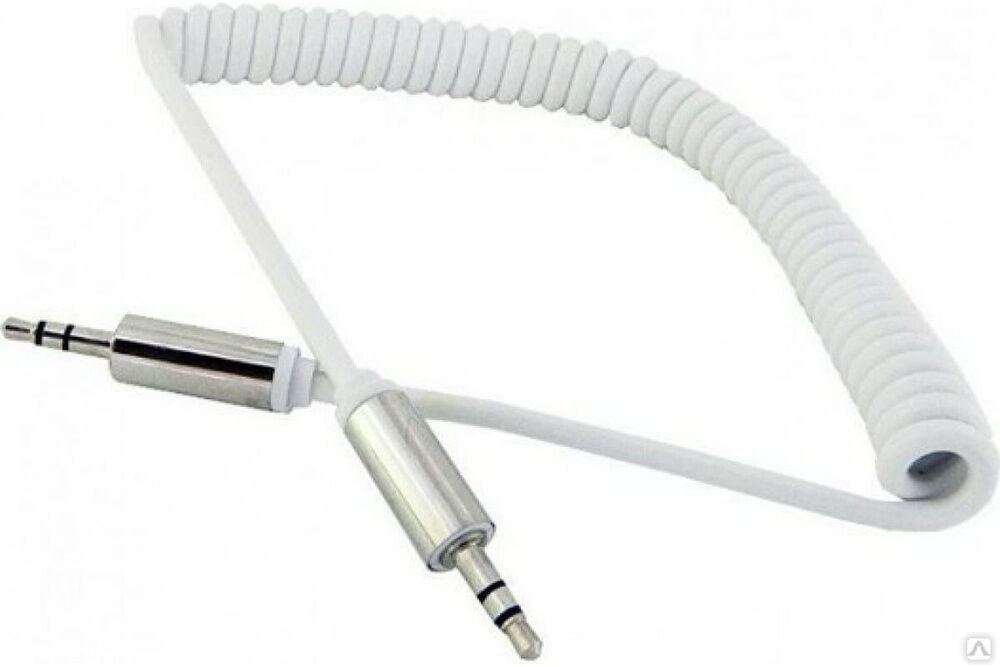 Соединительный кабель Pro Legend 3.5 Jack M - 3.5 Jack M спиральный кабель, белый, 2 м. PL1029