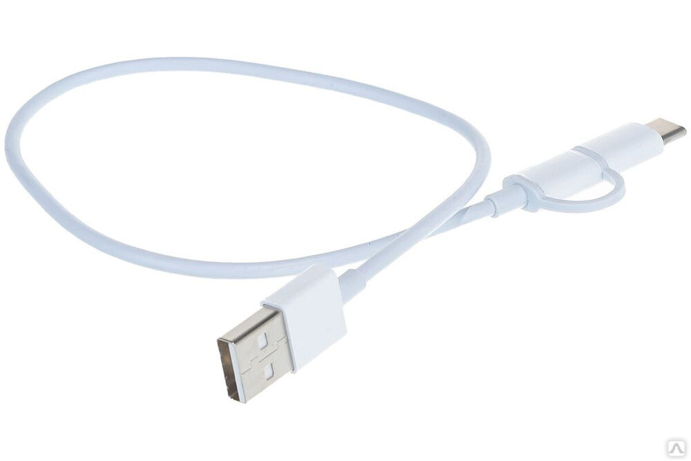 USB-кабель Xiaomi Mi 2-in-1 USB Cable Micro-USB to Type-C 30cm SJV4083TY