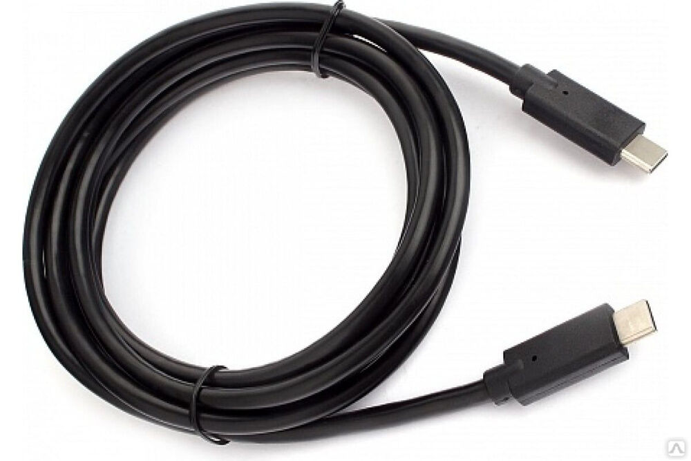 Кабель Cablexpert USB3.1 Type-C/Type-C Gen.2, 10Gbit/s, 5 A, 1.8 м, пакет, CCP-USB-CMCM2-1.8M