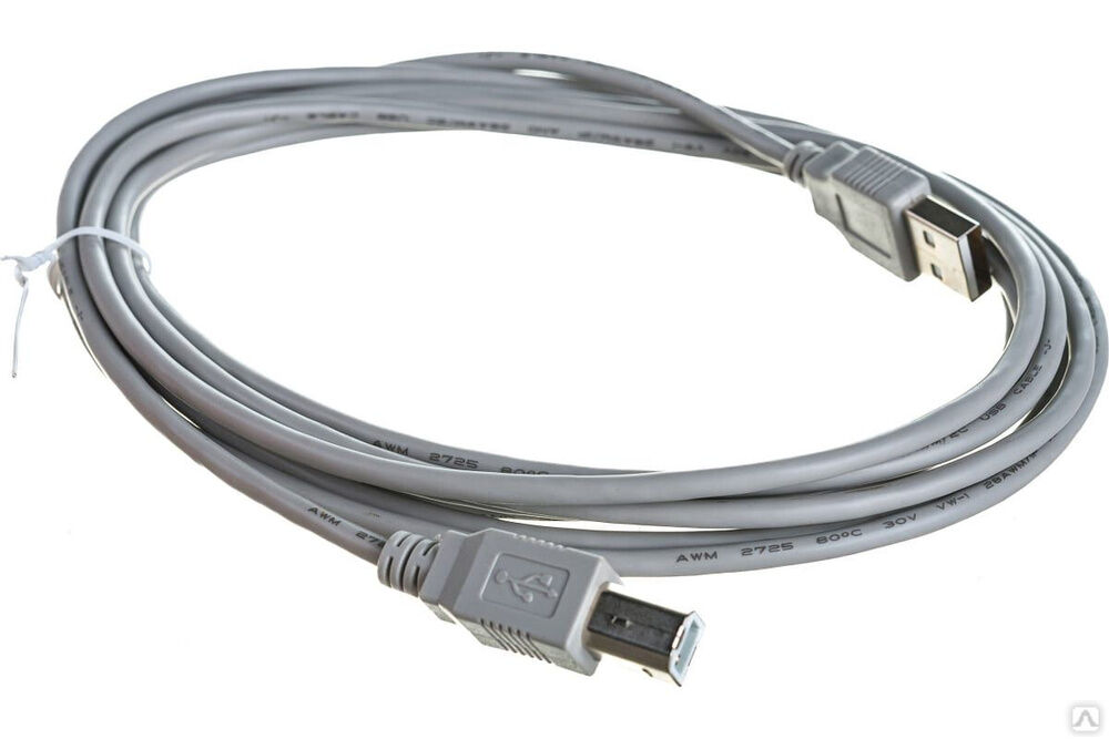Кабель Gembird USB 2.0, AM/BM, 3.0 м, пакет CC-USB2-AMBM-10