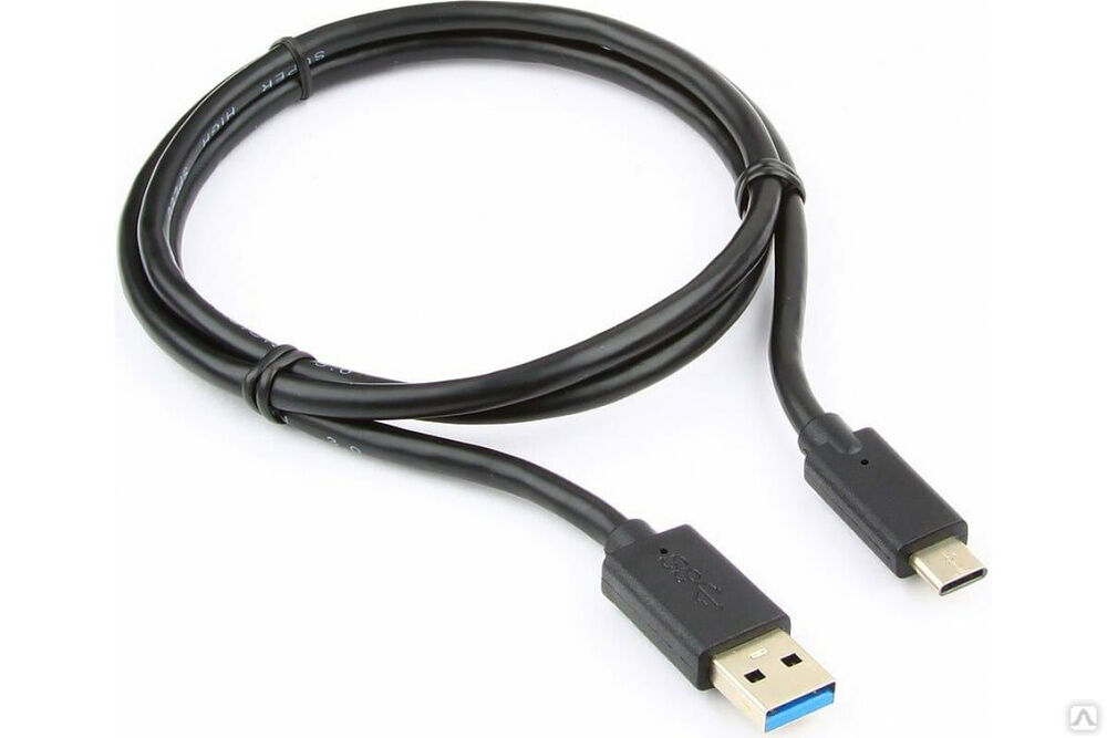 Кабель USB Cablexpert USB3.0 AM/USB Type-C, 0.2 м, пакет, CCP-USB3-AMCM-0.2M