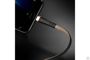 Кабель USB Hoco U39 Slender для Lightning, 2.4А, длина 1.2 м, золотой 813521 #1