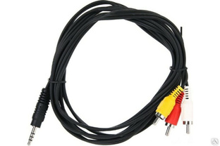 Соединительный кабель VCOM 3.5 Jack /M/ / 3 RCA /M/ CV213-2M #1