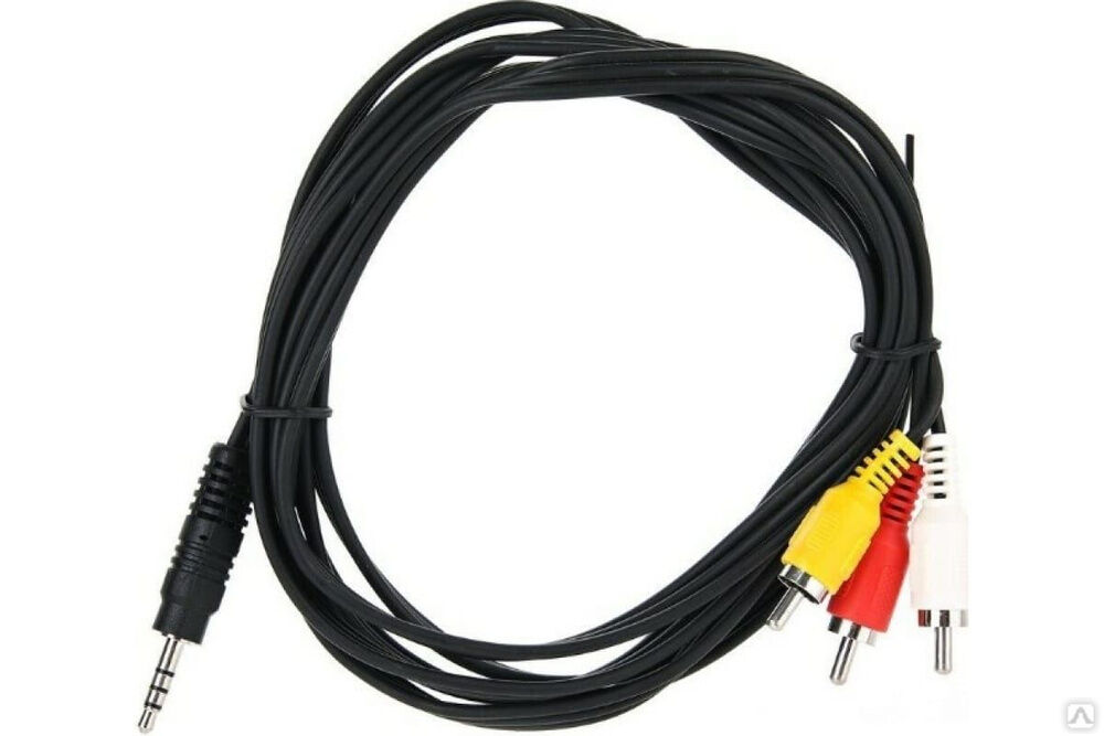 Соединительный кабель VCOM 3.5 Jack /M/ / 3 RCA /M/ CV213-2M 1
