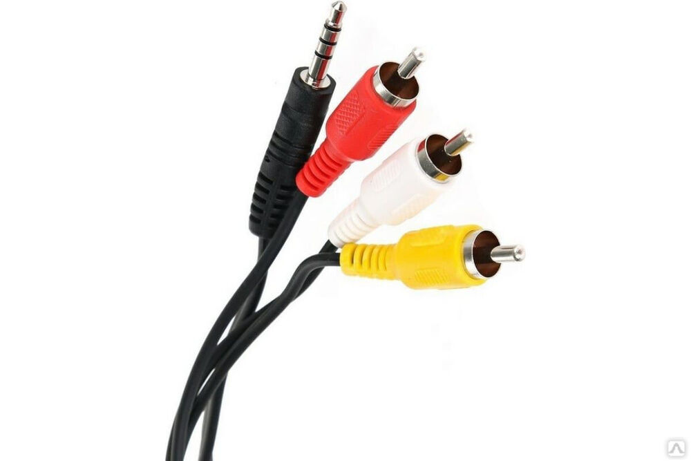 Соединительный кабель VCOM 3.5 Jack /M/ / 3 RCA /M/ CV213-2M 2