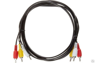 Соединительный кабель VCOM 3xRCA /M/ - 3xRCA /M/, 1,5m VAV7150-1.5M #1