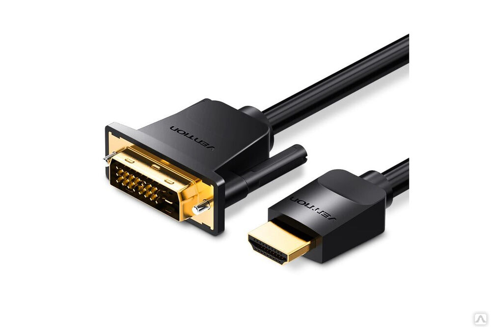 Кабель HDMI Vention 19M/DVI-D Dual link 25M - 5 м. ABFBJ