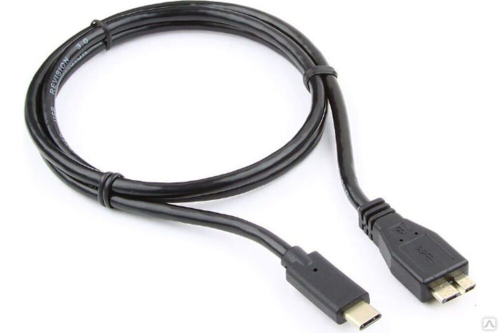 Кабель USB Cablexpert USB 3.0 microBM/USB Type-C, 1 м, пакет CCP-USB3-mBMCM-1M
