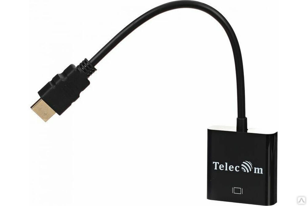 Кабель-переходник Telecom, HDMI M - VGA F TA558