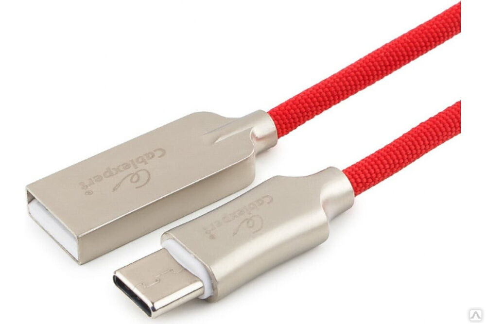 Кабель Cablexpert USB 2.0 AM/Type-C, длина 1.8 м, красный CC-P-USBC02R-1.8M