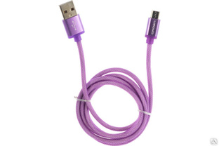 Кабель CROWN USB - microUSB CMCU-3072M violet CM000002130 #1