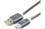 Кабель Cablexpert USB 2.0 AM/microB, серия Gold, длина 0.5 м, титан, блистер CC-G-mUSB02Gy-0.5M Titan #2