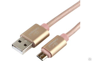 Кабель Cablexpert серия Ultra, USB 2.0 AM/microB, длина 1.8 м, золотой, блистер CC-U-mUSB02Gd-1.8M #1