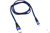 Кабель USB - micro USB 1 м, плоский, синяя джинсовая оплетка 18-1163 REXANT #2