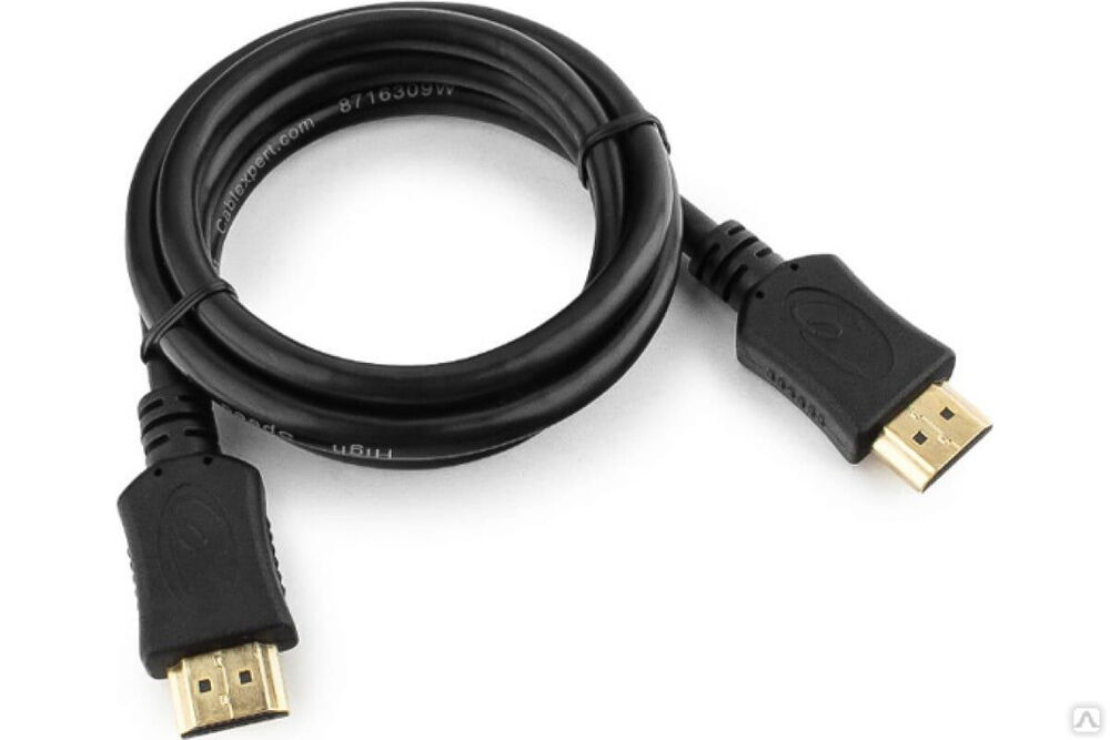 Кабель Cablexpert серия Light HDMI v1.4, 19M/19M, 1 м, черный CC-HDMI4L-1M