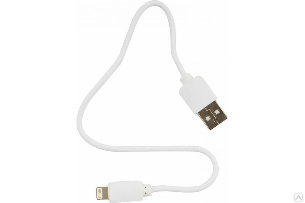 Кабель Гарнизон USB A (M) - Lightning, 0.3 м, белый GCC-USB2-AP2-0.3M-W