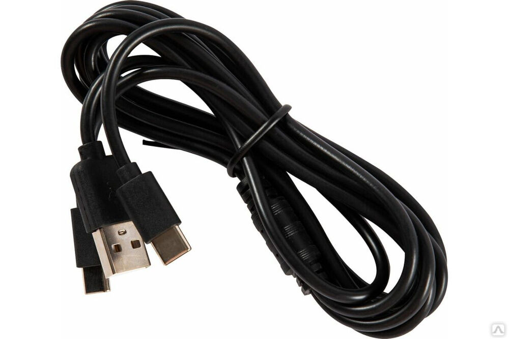 Зарядный-кабель для геймпада, игровой приставки P5 Red Line USB - Type-C (2 метра), черный УТ000027465
