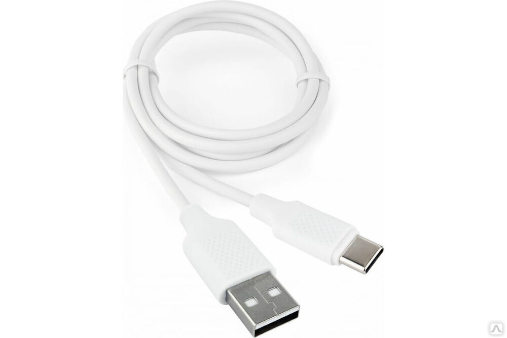 Кабель Cablexpert USB2.0, AM/Type-C, издание Classic 0.2, длина 1 м, белый, блистер CCB-USB2-AMCMO2-1MW