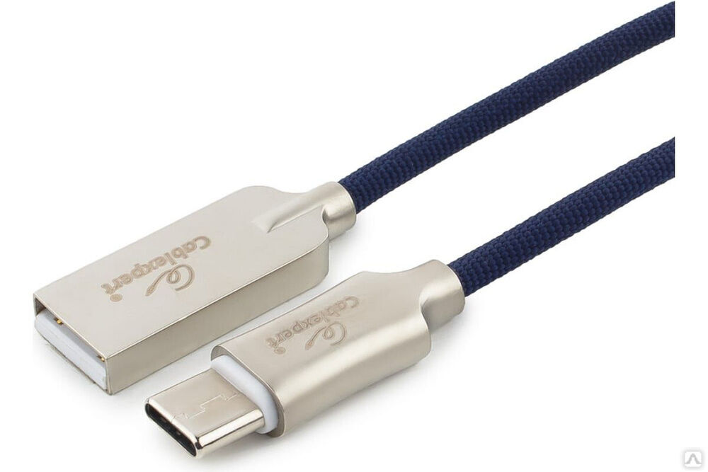 Кабель USB Cablexpert, USB 2.0, AM/microB, длина 1 м, синий CC-P-mUSB02Bl-1M