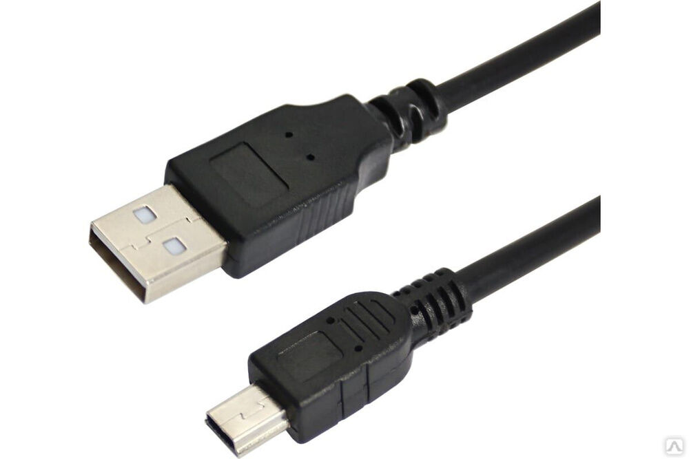 Кабель USB - mini USB 0.2 метра, черный 18-1131-2 REXANT