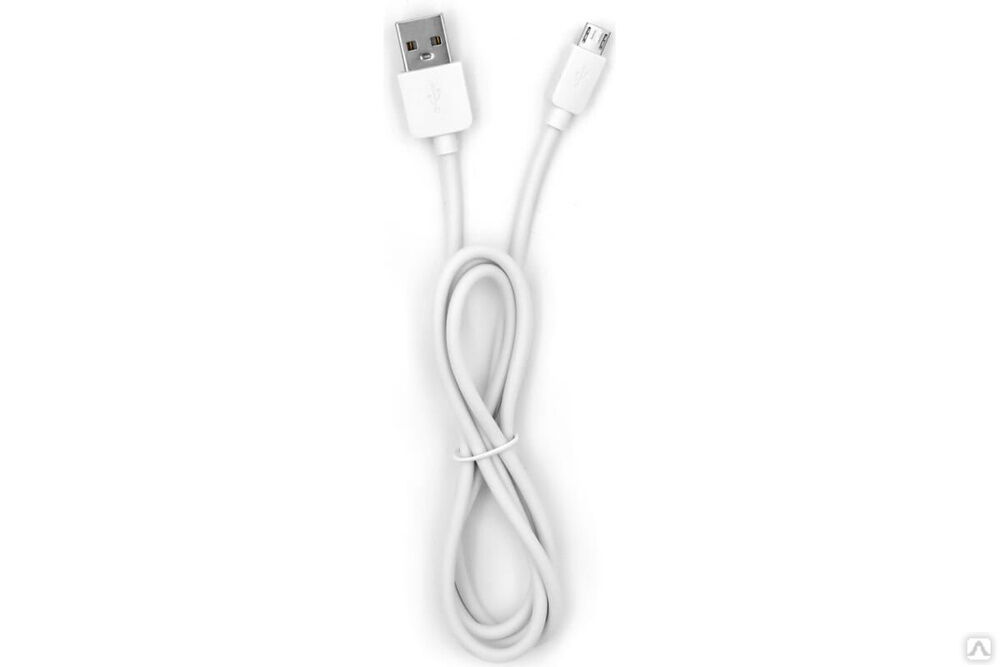 USB-кабель AM-8pin BYZ 1 метр, 2.1А, силикон, белый, 23750-BL-642W