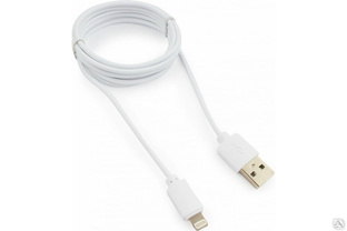 Кабель Гарнизон USB A (M) - Lightning, 1.8 м, белый GCC-USB2-AP2-6-W #1