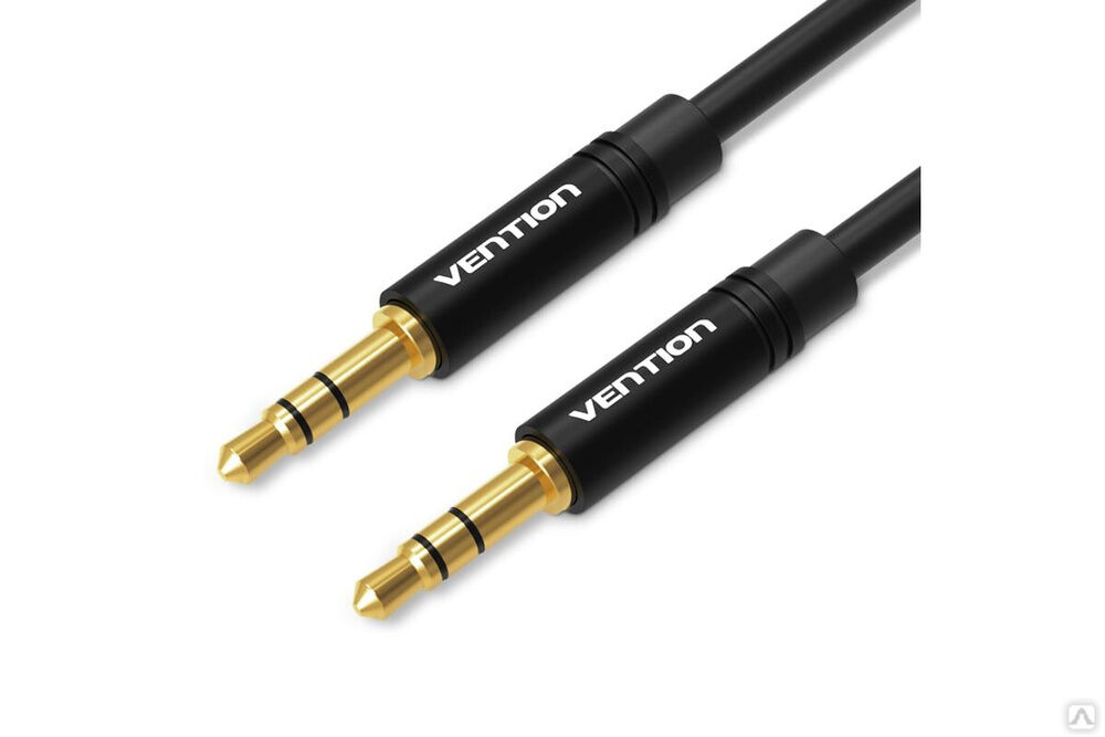 Аудио кабель Vention Jack 3,5 mm M/Jack 3,5 mm M - 1,5 м, черный BAKBG