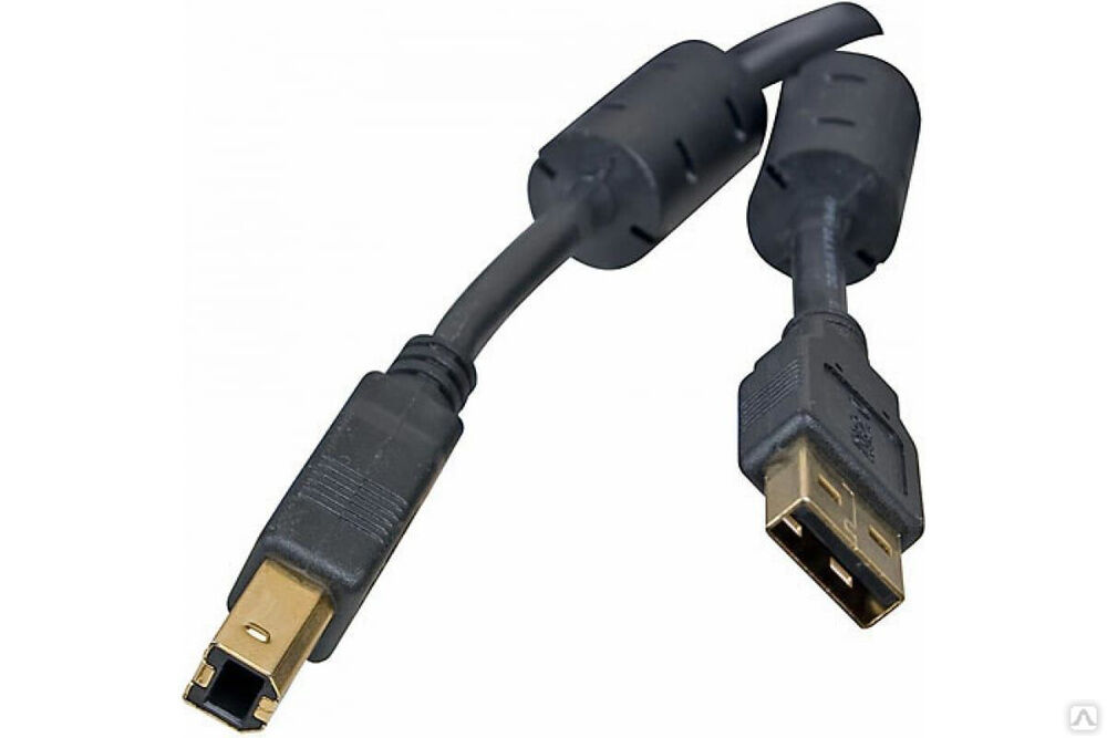 Профессиональный кабель 5bites EXPRESS USB 2.0 AM - BM, ферритовые кольца, 3 м UC5010-030A