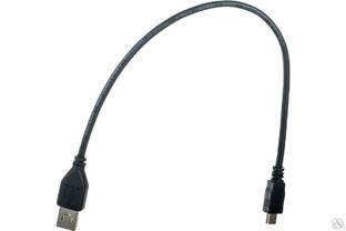 Кабель Cablexpert USB 2.0 Pro, AM/miniBM, 5P, 0.3 м, экран, черный пакет CCP-USB2-AM5P-1 #1
