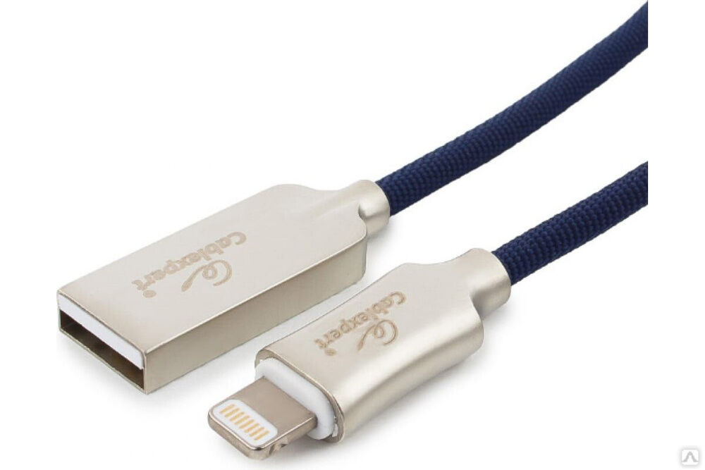 Кабель для Apple Cablexpert MFI USB AM/Lightning, длина 1.8 м, синий CC-P-APUSB02Bl-1.8M