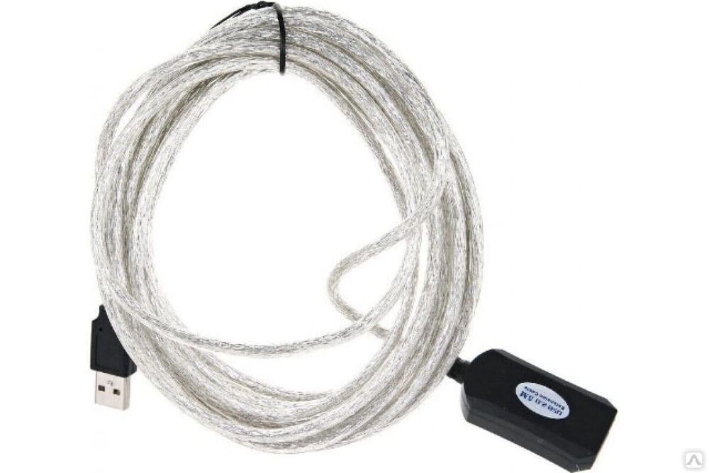 Удлинительный активный кабель-адаптер VCOM USB2.0-repeater Am-Af, 5 м VUS7049-5M