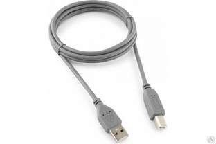 Кабель USB 2.0 Pro Cablexpert, AM/BM, 1.8 м, экран, серый CCP-USB2-AMBM-6G #1